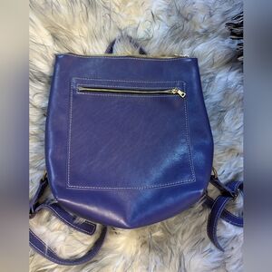 Portland Leather Goods Tote Backpack ALMOST PERFECT Violet